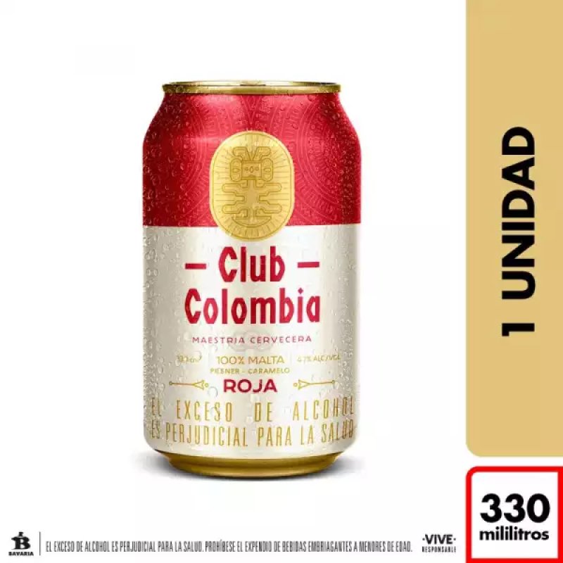 CLUD CLOMBIA ROJA LATA