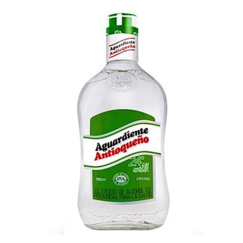 AGUARDIENTE 750ML TAPA VERDE